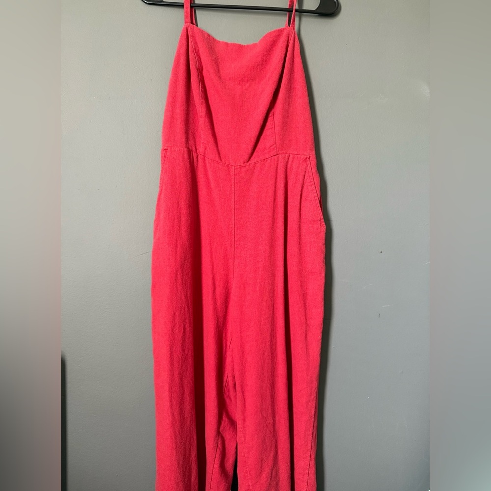 Old Navy Coral jumpsuit with pockets